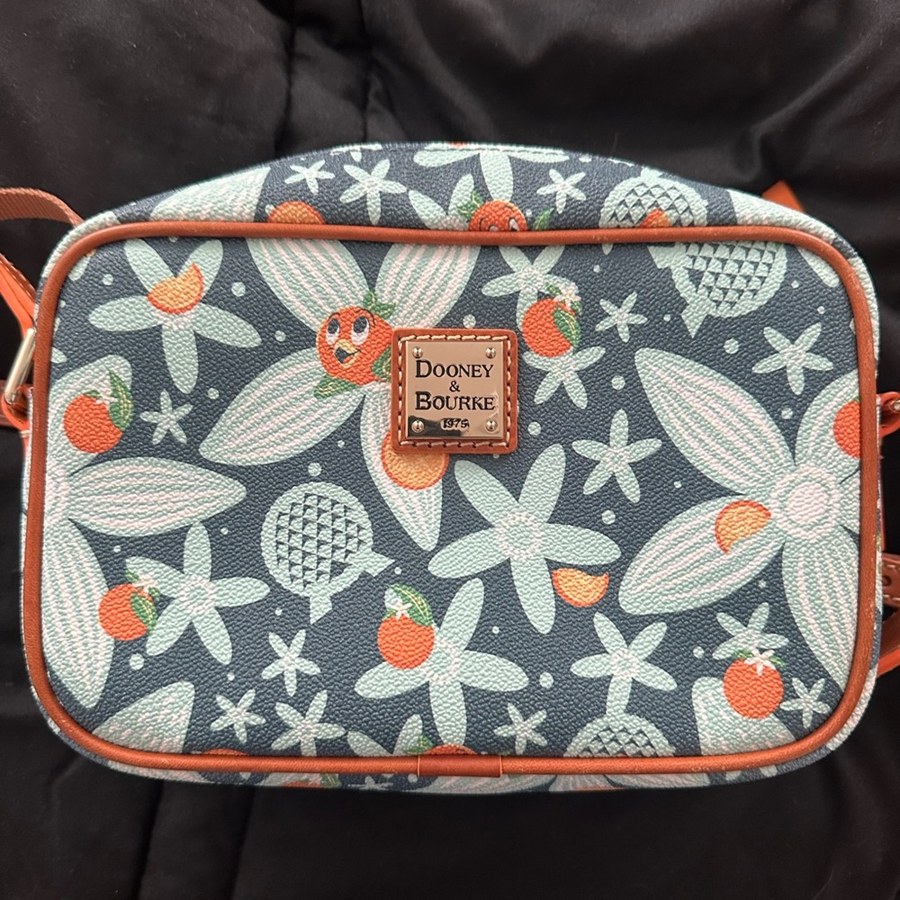 Dooney & Bourke Floral Crossbody Bag Disney Orange Bird 2024
